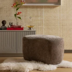 Organische Poef Popular Taupe - Loft24.nl