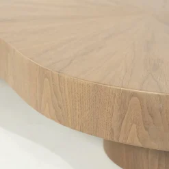 Organische Salontafel Bobbie - lichtbruin - 150 x 110 cm - Loft24.nl