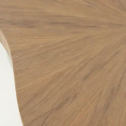 Organische Salontafel Bobbie - lichtbruin - 150 x 110 cm - Loft24.nl