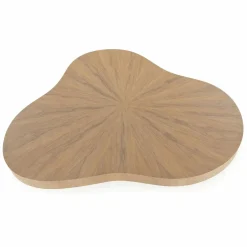 Organische Salontafel Bobbie - lichtbruin - 150 x 110 cm - Loft24.nl