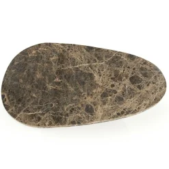 Organische Salontafel Bradley Marmer en mangohout 120 x 75cm - Loft24.nl