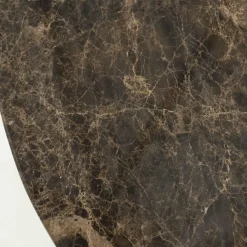 Organische Salontafel Bradley Marmer en mangohout 120 x 75cm - Loft24.nl