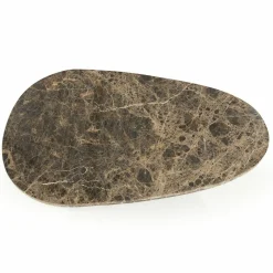 Organische Salontafel Bradley Marmer en mangohout 120 x 75cm - Loft24.nl