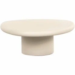 Organische Salontafel Clayton 107 x 89 cm - Beige - Loft24.nl