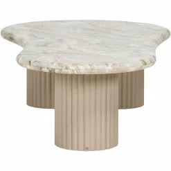 Organische Salontafel Coronel Marmer 150 x 80cm - Beige - Loft24.nl