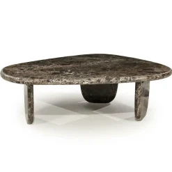 Organische Salontafel Devin Marmer 100 x 85 cm - Loft24.nl