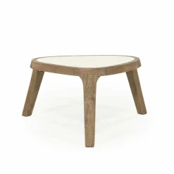 Organische Salontafel Fred Marmer en mangohout - 51 cm - Loft24.nl