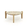 Organische Salontafel Marnish Marmer en mangohout - klein - Loft24.nl