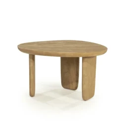 Organische Salontafel Maud Mangohout 65 x 56cm - Naturel - Loft24.nl