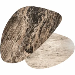 Organische Salontafel Nazario Marmer - Set van 2 stuks - Loft24.nl