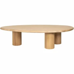 Organische Salontafel Oakley 160 x 80 cm - Naturel - Loft24.nl