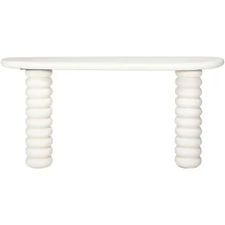 Organische Sidetable Bloomstone 170 x 40 cm - Wit - Loft24.nl