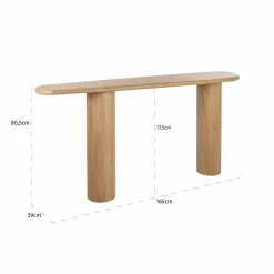 Organische Sidetable Oakley - Naturel - Loft24.nl
