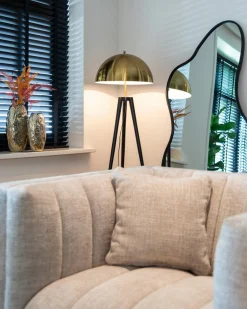 Organische Spiegel Alton 183 x 85cm kleur Brushed Gold - Loft24.nl