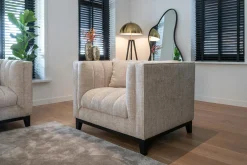 Organische Spiegel Alton 183 x 85cm kleur Brushed Gold - Loft24.nl