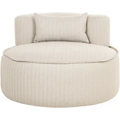 Outdoor Draaifauteuil Nammos - Beige - Loft24.nl