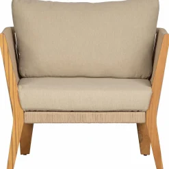 Outdoor Loungestoel San Remo Teakhout - Zand - Loft24.nl