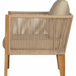 Outdoor Loungestoel San Remo Teakhout - Zand - Loft24.nl