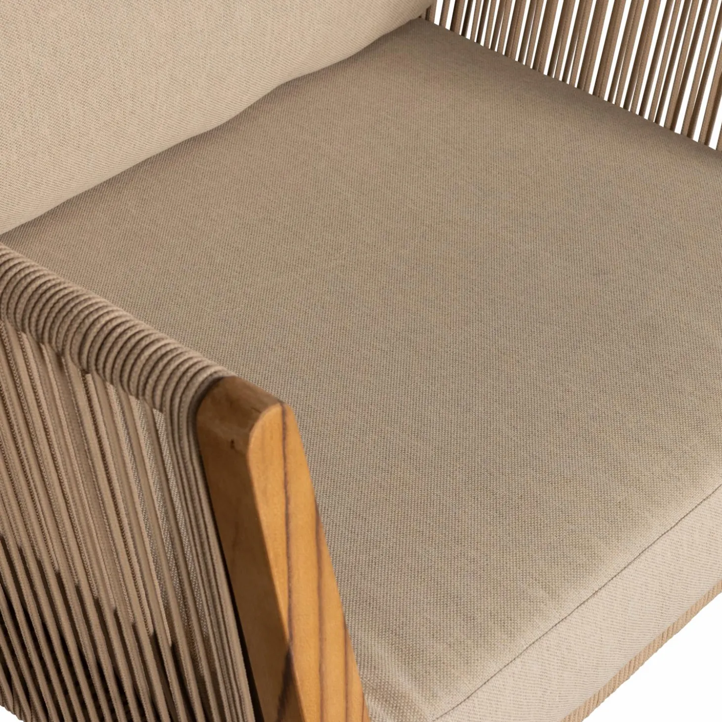 Outdoor Loungestoel San Remo Teakhout - Zand - Loft24.nl