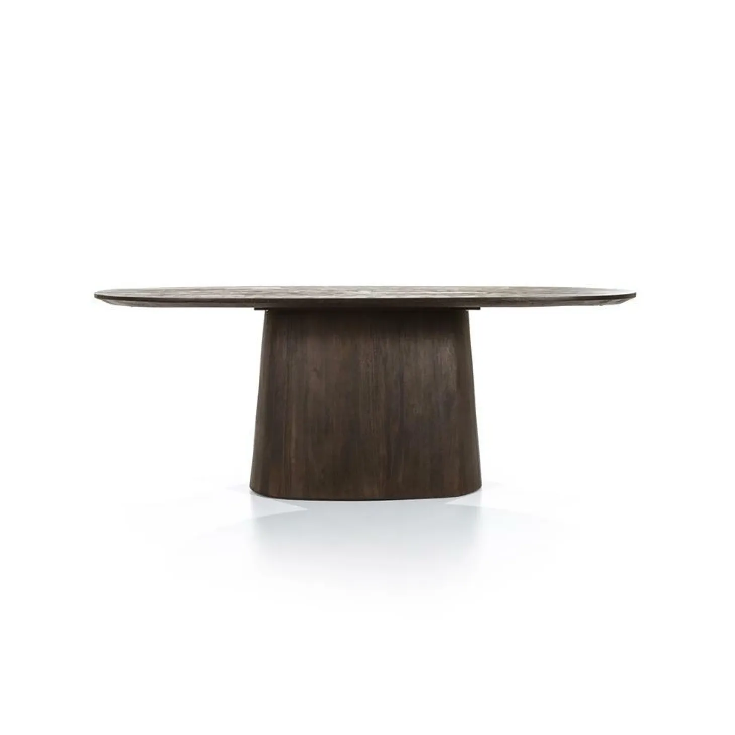 Ovale Eettafel Aron Mangohout Bruin - 200cm - Loft24.nl