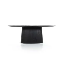 Ovale Eettafel Aron Mangohout Bruin - 200cm - Loft24.nl