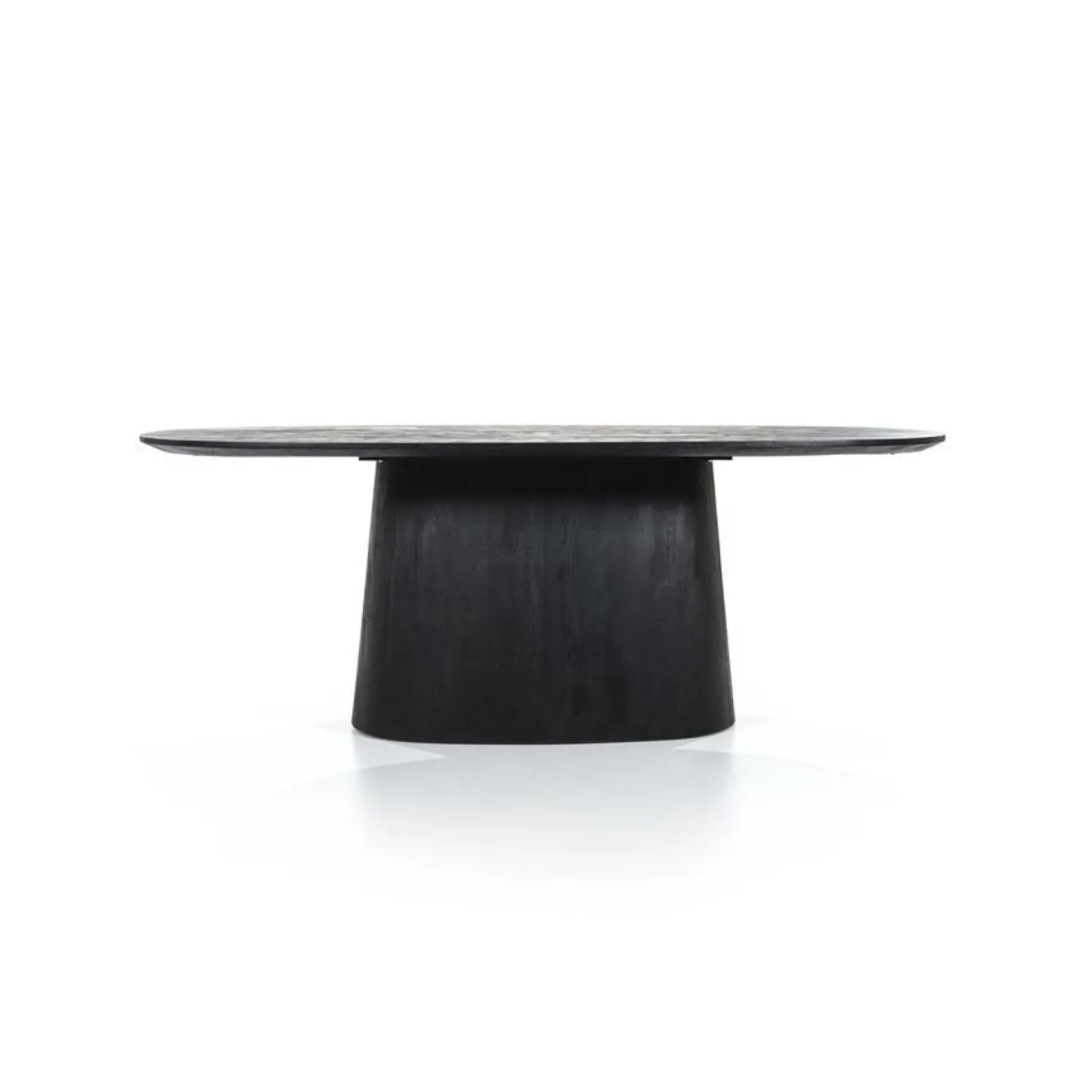 Ovale Eettafel Aron Mangohout Bruin - 200cm - Loft24.nl