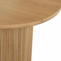 Ovale Eettafel Belfort Eiken 240 x 10 cm - Naturel - Loft24.nl