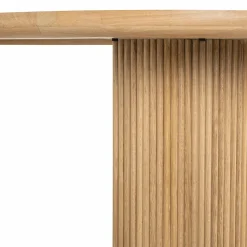 Ovale Eettafel Belfort Eiken 240 x 10 cm - Naturel - Loft24.nl