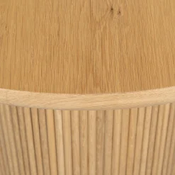 Ovale Eettafel Belfort Eiken 240 x 10 cm - Naturel - Loft24.nl