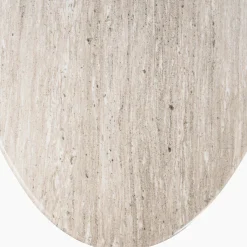 Ovale Eettafel Brodman Marmer 200 x 100 cm - Wit - Loft24.nl