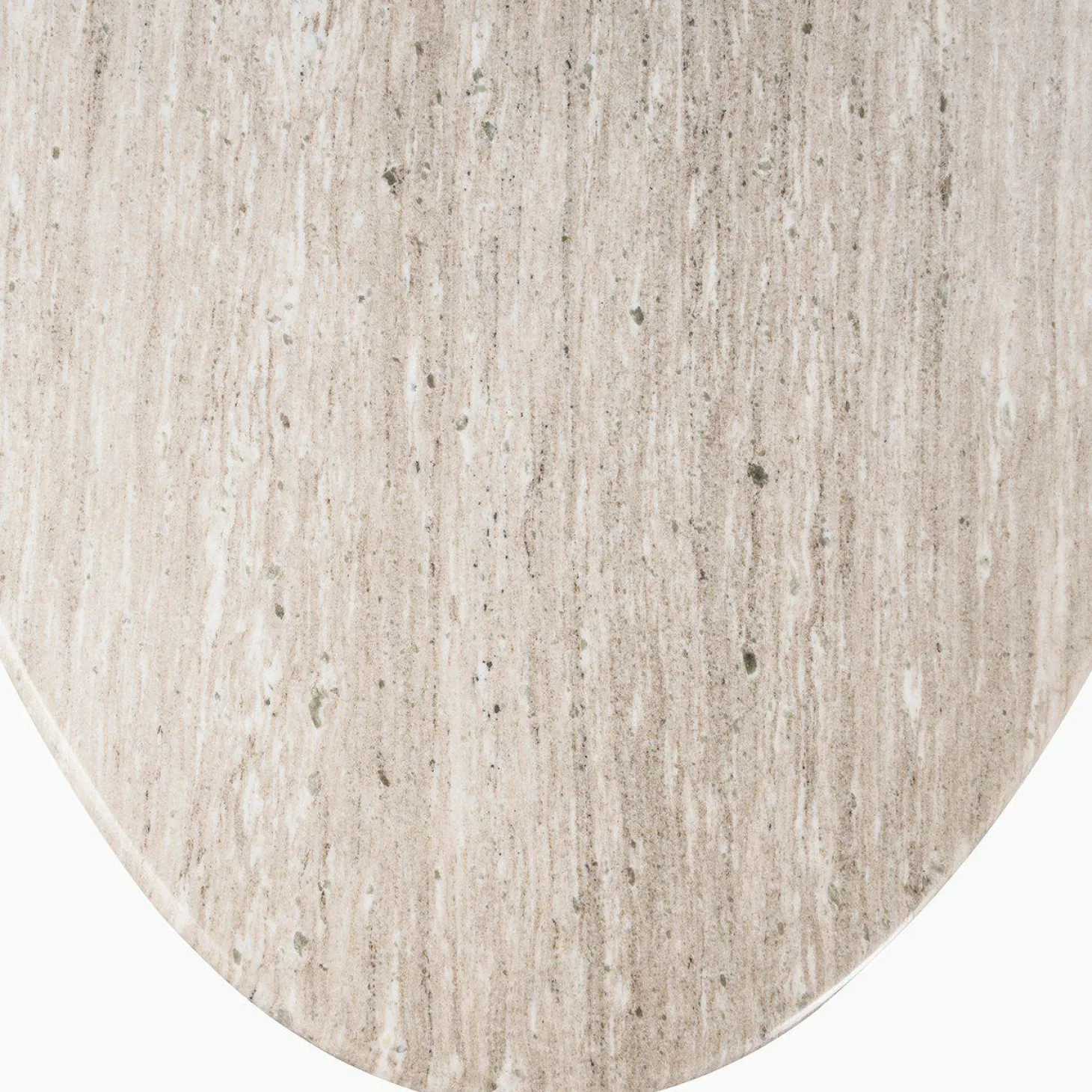 Ovale Eettafel Brodman Marmer 200 x 100 cm - Wit - Loft24.nl