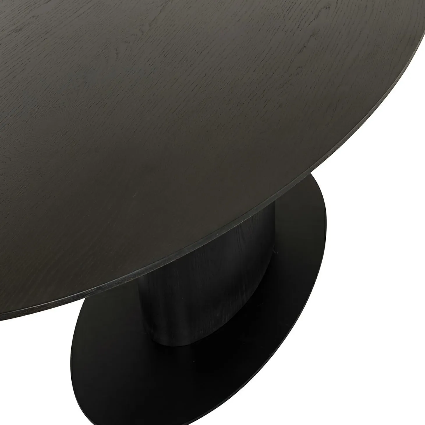 Ovale Eettafel Gordon Eiken 300 x 110 cm - Dark Coffee - Loft24.nl