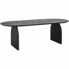 Ovale Eettafel Hudson 235 x 100 cm - Mangohout - Loft24.nl