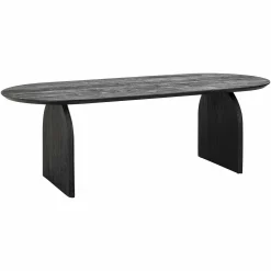 Ovale Eettafel Hudson 235 x 100 cm - Mangohout - Loft24.nl