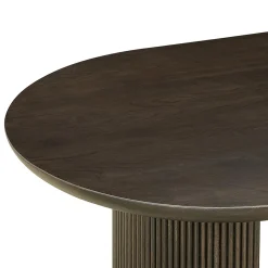 Ovale Eettafel Kingston 240 x 100 cm Eiken - Bruin - Loft24.nl