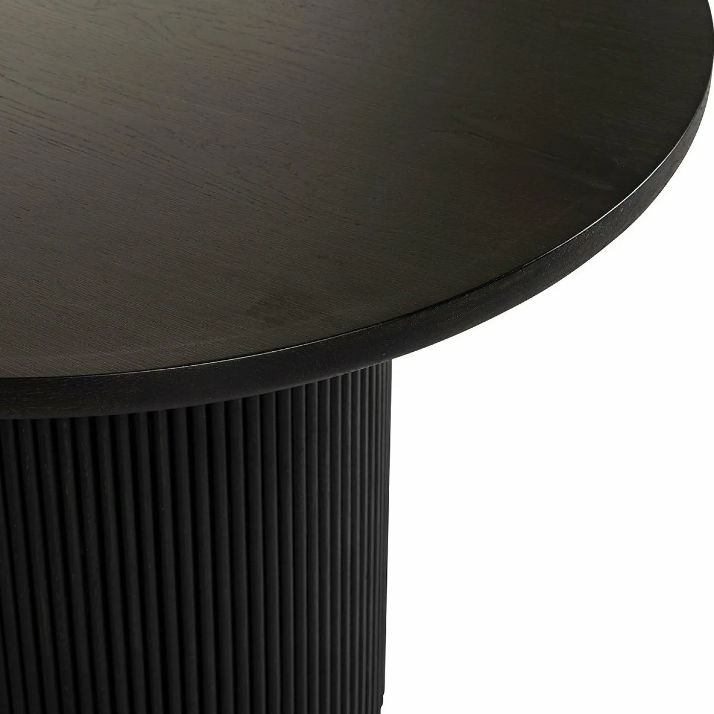 Ovale Eettafel Kingston Eiken 240 x 100 cm - Dark Coffee - Loft24.nl