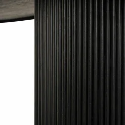 Ovale Eettafel Kingston Eiken 240 x 100 cm - Dark Coffee - Loft24.nl