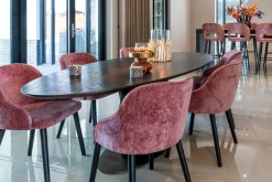 Ovale Eettafel Luxor 235 x 110 cm - Bruin - Loft24.nl