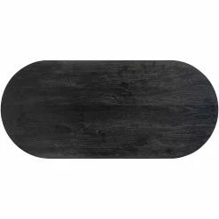 Ovale Eettafel Revelin 200 x 90 cm - Mangohout - Loft24.nl