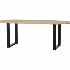 Ovale Eettafel Tablo met U-poot, 220 x 90cm - Loft24.nl