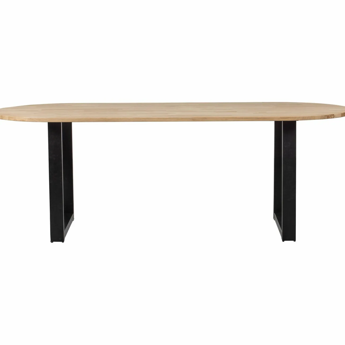 Ovale Eettafel Tablo met U-poot, 220 x 90cm - Loft24.nl
