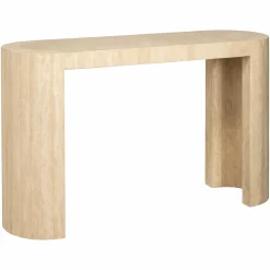 Ovale Sidetable Biltmore Travertin - 140 cm - Loft24.nl