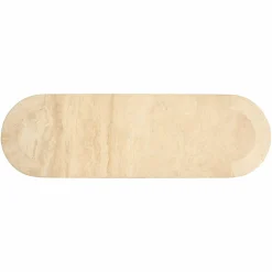 Ovale Sidetable Biltmore Travertin - 140 cm - Loft24.nl