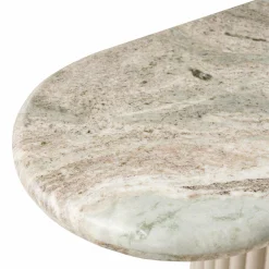 Ovale Sidetable Coronel Marmer - 120 cm - Loft24.nl