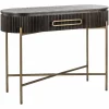 Ovale Sidetable Luxor Eiken - Bruin - Loft24.nl