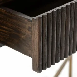 Ovale Sidetable Luxor Eiken - Bruin - Loft24.nl