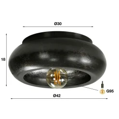 Plafondlamp Sky - 1 lamp - Loft24.nl