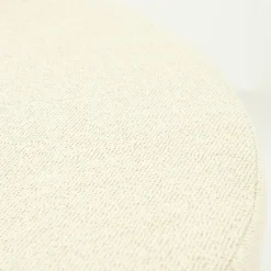 Poef Avah Bouclé 80cm - Beige - Loft24.nl