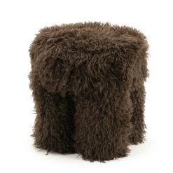 Poef Doodly - Donker bruin - Loft24.nl