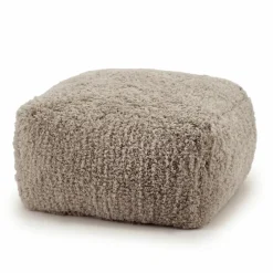 Poef Fez 60 x 60 cm - Taupe - Loft24.nl
